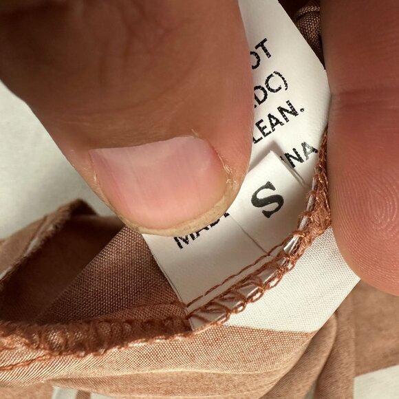 Womens Vintage Style Geometric Print Button-Up Shirt Size S - Picture 3 of 5